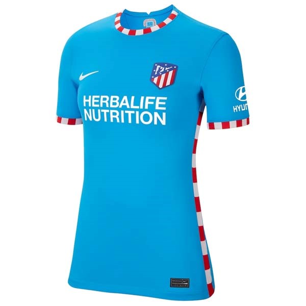 Tailandia Camiseta Atletico Madrid Replica Tercera Ropa Mujer 2021/22